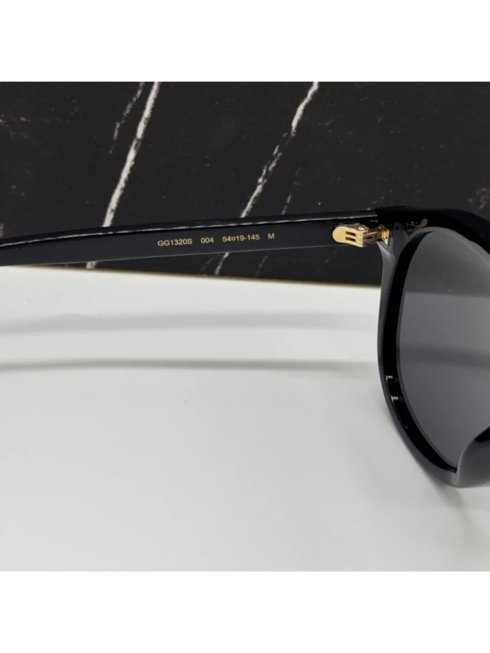 NEW GUCCI GG1320S 004 SUNGLASSES BLACK AVIATOR UNISEX GUCCI EYEWEAR